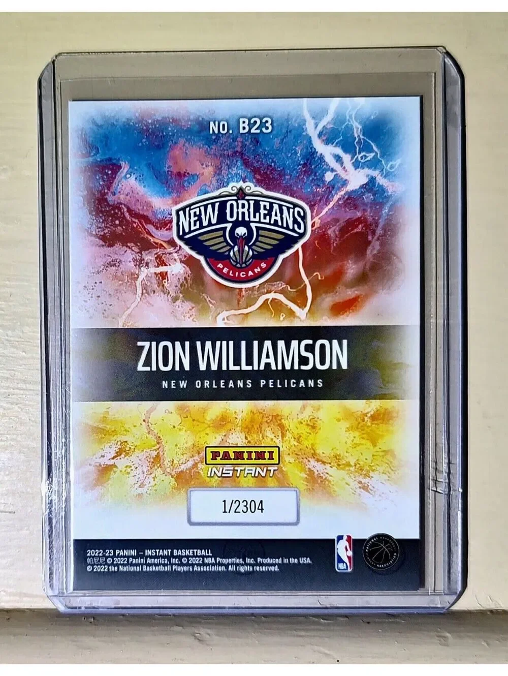 Zion Williamson 2022-23 Panini NBA Breakaway #23 Basketball Card 1/2304